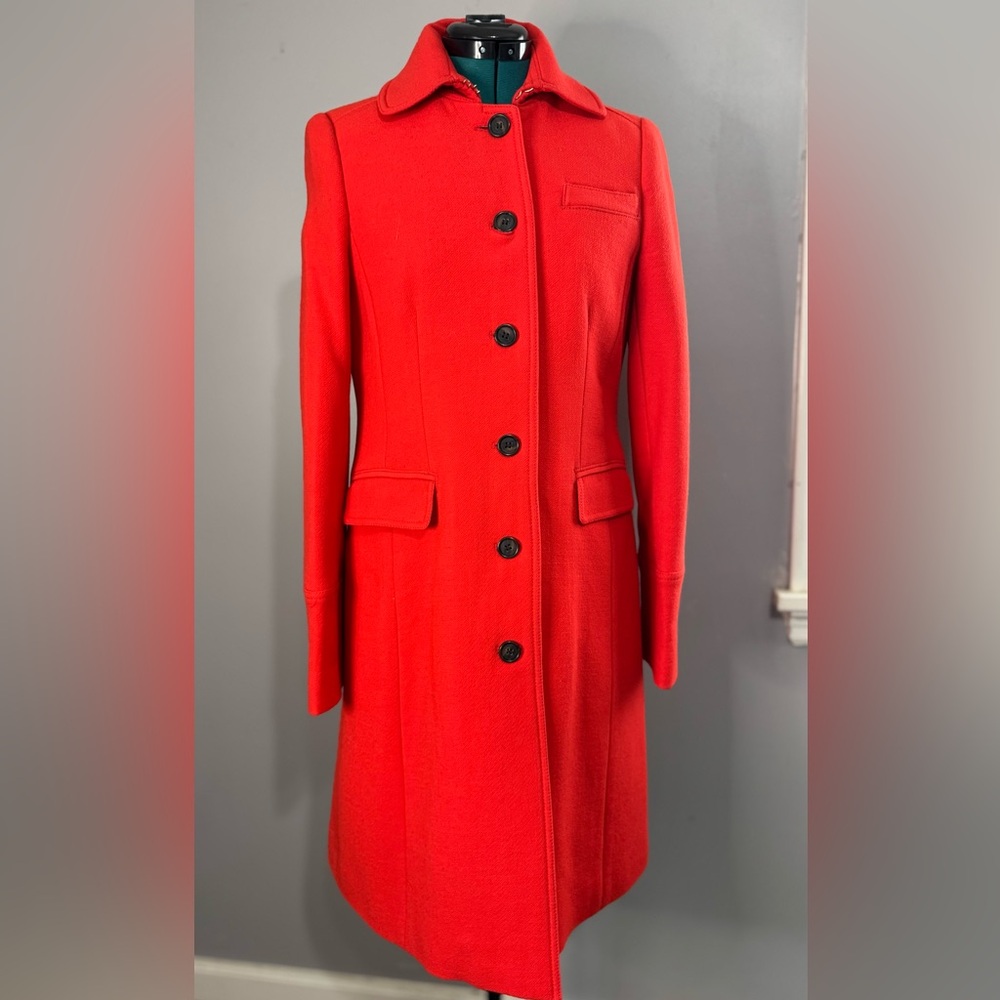 J Crew Elegant Red Women's Coat